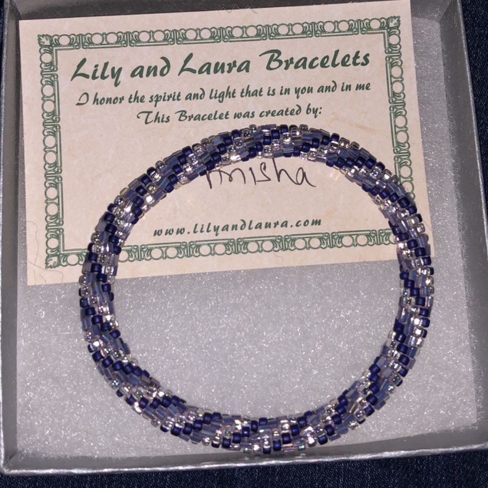 A handmade bracelet